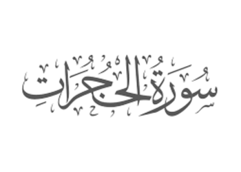 The reflections from the SURAH HUJRAT that is worth for building society