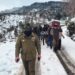 Locals, Police Carry Body On Shoulders After Remaining Stuck For Hours Amid Snowfall In Poonch