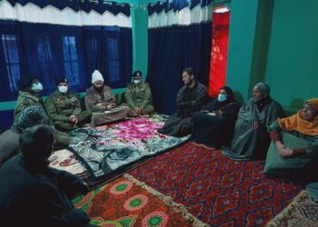 IGP reviewed security situation in Sopore, visits family of cop killed in Anantnag