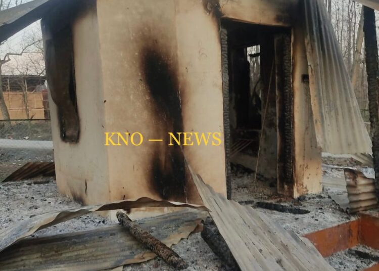 Temple gutted in fire incident in Shopian