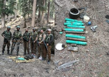 Militant Hideout busted in Kishtwar, Arms and Ammunition recovered: Police
