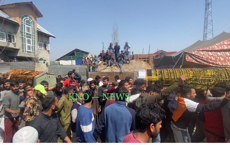 Amid tears, sobs; SPO, his brother laid to rest in Budgam