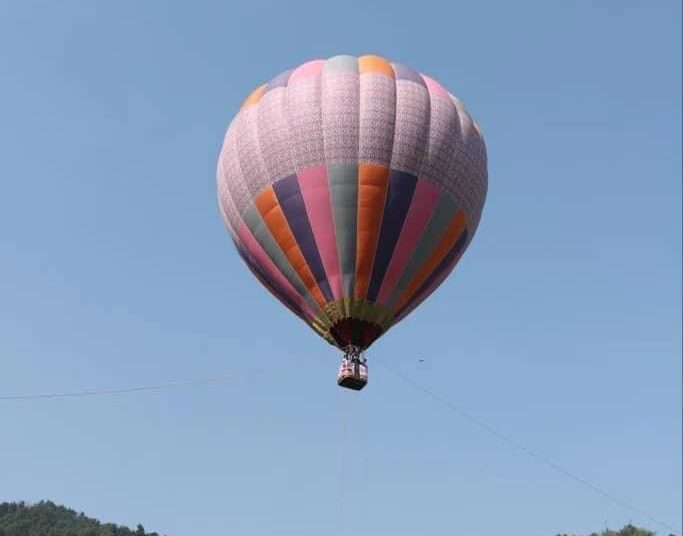 Tourism department rolls out first-ever ‘hot-air balloon’ for tourists, local visitors in Sgr