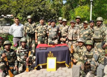 BSF recovers cache of arms, ammunition in Akhnoor sector along IB