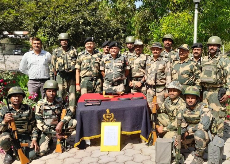 BSF recovers cache of arms, ammunition in Akhnoor sector along IB