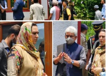 LG, DC B’la Visit to Extend Commiserations With Slain Cop’s Family At Uri