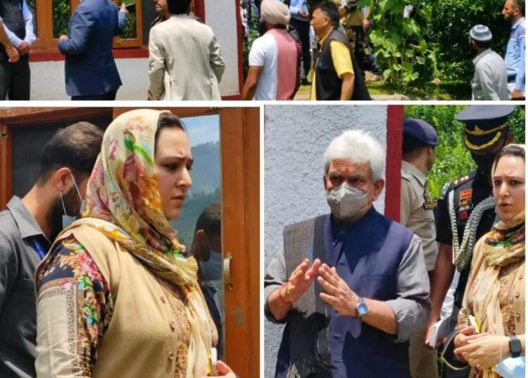 LG, DC B’la Visit to Extend Commiserations With Slain Cop’s Family At Uri