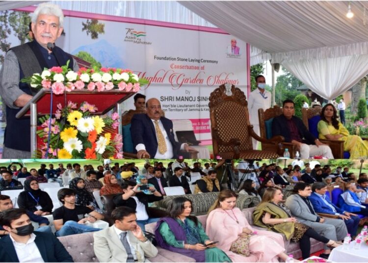 Govt making consistent efforts to restore glorious heritage of J&K: LG Sinha