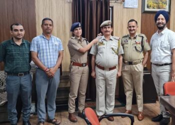 SSP Traffic City Jammu holds pipping ceremony