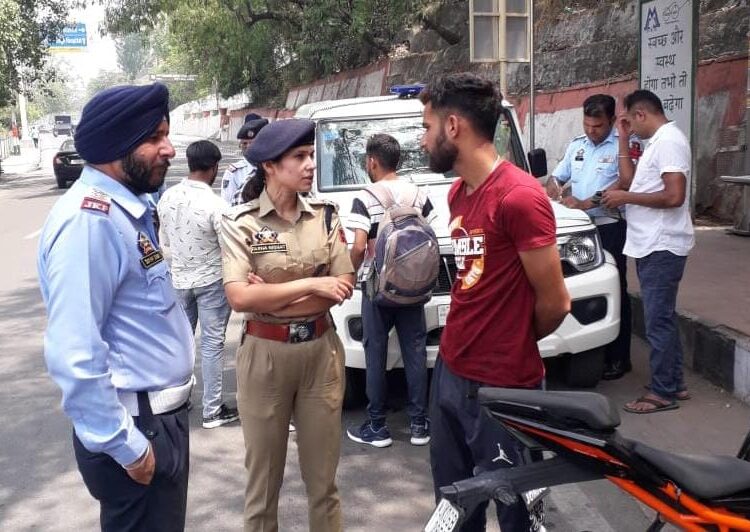 Traffic Police City Jammu launched special drive against non-fixation of HSRP’s