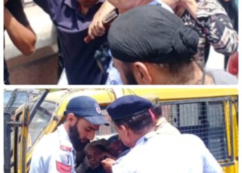 Timely action taken by Cop’s of traffic police city Jammu, Saved a precious life
