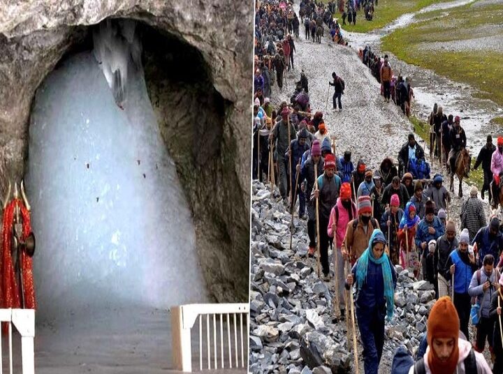 Lt Governor flags off the first batch of Shri Amarnath Ji Pilgrims