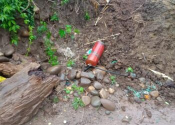 Fire extinguisher found in suspicious condition on road in Jammu locality