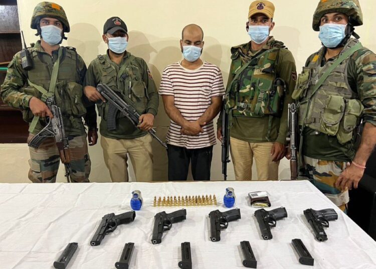 LeT Hybrid Miltant Arrested in Srinagar, Arms and Ammunition Recovered: Police