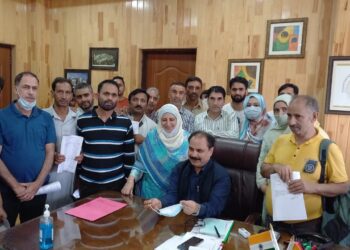 DHSK distributes promotion orders to 81 class IV employees, Safaiwalas