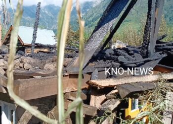 Residential house damaged, 1 injured in Ganderbal blaze