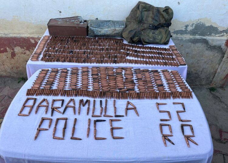 1470 Rounds of AK Rifle recovered in Baramulla: Police