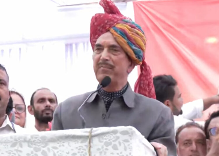 Will fight for statehood, rights of people of J&K: G N Azad