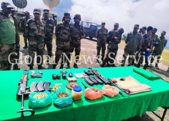 Arms and Ammunition Recovered from 2 Militants Killed in Machil Sector: Army
