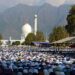 One lakh devotees throng Hazratbal shrine on Friday following Eid-Milad-un-Nabi (SAW)