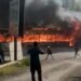 Fire damages hotel in Haripora, Ganderbal
