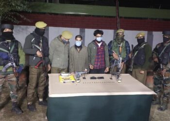 Two LeT Hybrid Militants apprehended in Sopore, Arms And Ammunition Recovered: Police