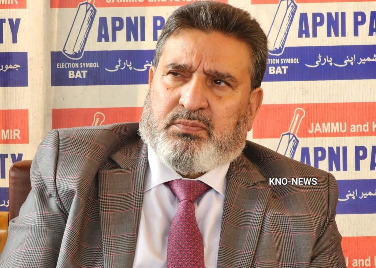 Decisions against aspirations of people will be looked after elected govt is formed in J&K: Altaf Bukhari