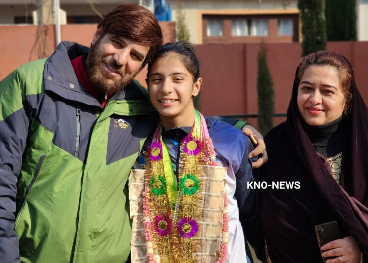 “Hard work paid of”: Srinagar girl after winning medal at World Junior Wushu Championship