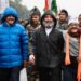 Rahul Gandhi resumes Yatra from Kathua wearing Jacket, ends T-shirt debate