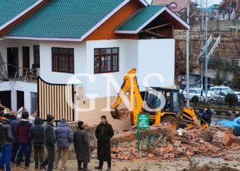 Structure Raised Allegedly By Sagar’s Wife Demolished At Humhama