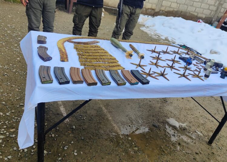 Huge cache of arms & ammo recovered in Kulgam, 6 arrested