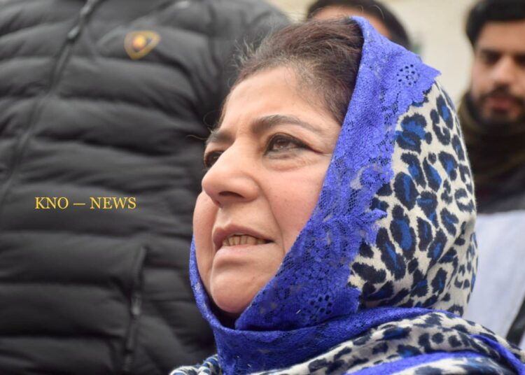 Didn’t allow BJP agenda to prevail in J&K during our coalition govt: Mehbooba Mufti