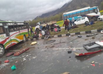 4 Bihar residents killed as bus turns turtle along highway in Awantipora