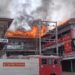 Massive Fire Engulfs Shopping Complex At Dargah Hazratbal