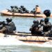 In pics: CRPF’s water wing and QAT conduct joint mock drill ahead of G20 summit
