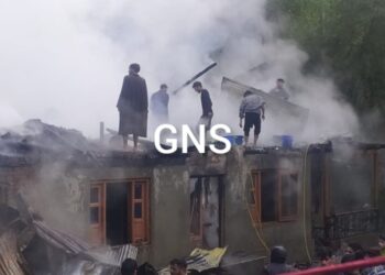 2 residential houses damaged in fire mishap in Baramulla village