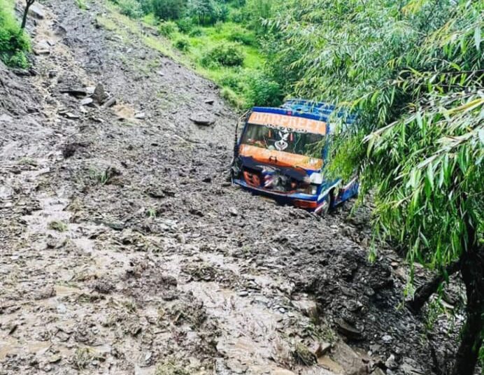 2 killed, another injured as landslide hits Bus in Doda