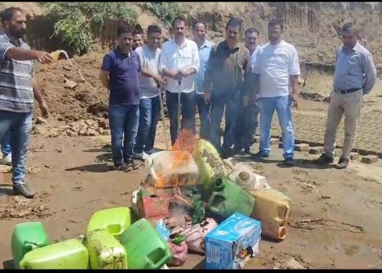 ‘Manufacture of Illicit Liquor’: Excise Department Conducts Raids in Budgam