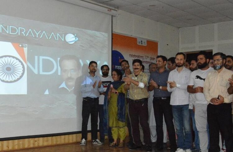 Wave of jubilation sweeps across J&K as Chandrayaan-3 successfully lands on moon
