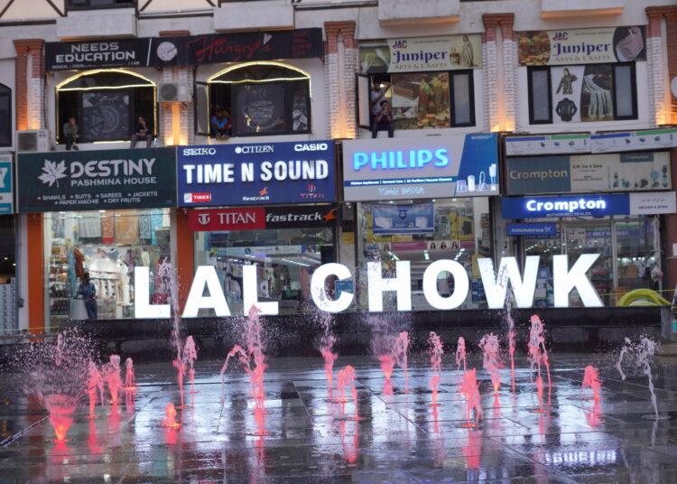 In Pics: LG Sinha inaugurates revamped Residency Road, Srinagar Square, Lal Chowk and Clock Tower