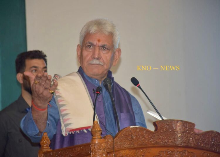 J&K witnessed positive transformation in last 3 years than it had in 75 years: LG Sinha