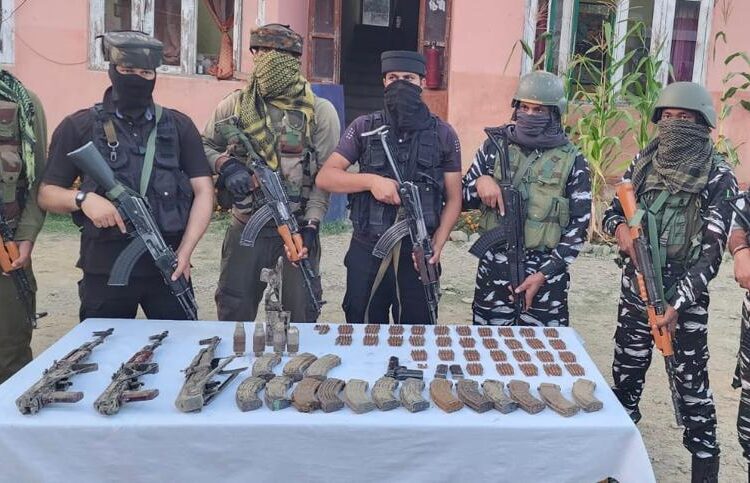 Hideout Busted; Arms, Ammo Recovered in Handwara: Police