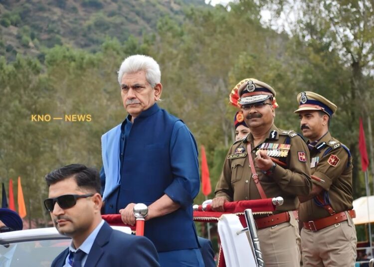 Passing out Parrade – Narco-terrorism, psychological warfare big threats; need to counter it effectively: LG Manoj Sinha to J&K Police