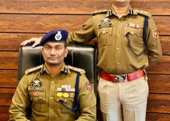 G V Sundeep Chakravarthy assumes charge as SSP Anantnag