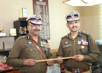 R.R Swain Formally Takes Over Dilbagh Singh As J&K’s 17th DGP