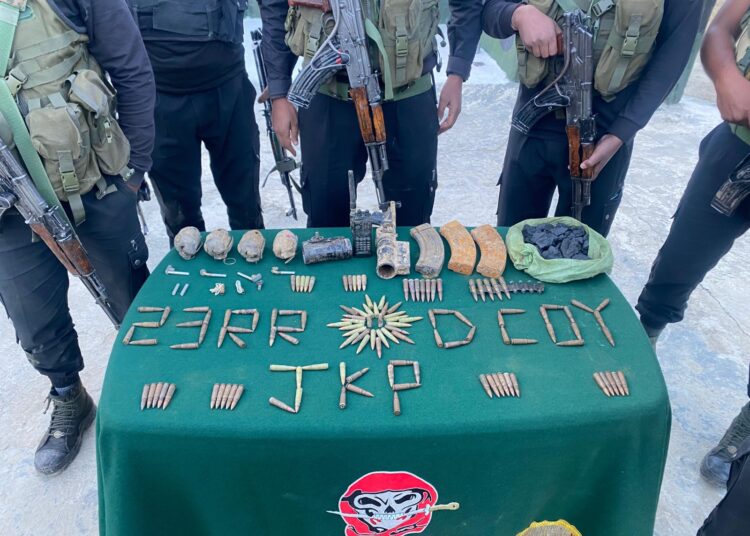 Security Forces Recover Cache of Arms and Ammunition in Banihal