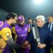 LG Sinha visits MA Stadium, interacts with former international players