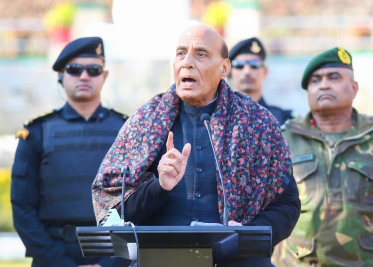 Defend nation ‘but’ also win hearts of people too: Defence Minister to troops in Jammu