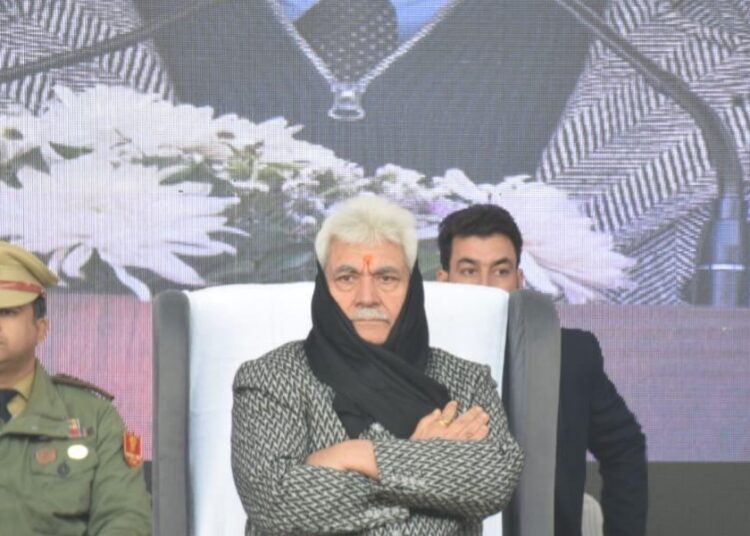 Monitoring power supply in J&K myself: LG Manoj Sinha