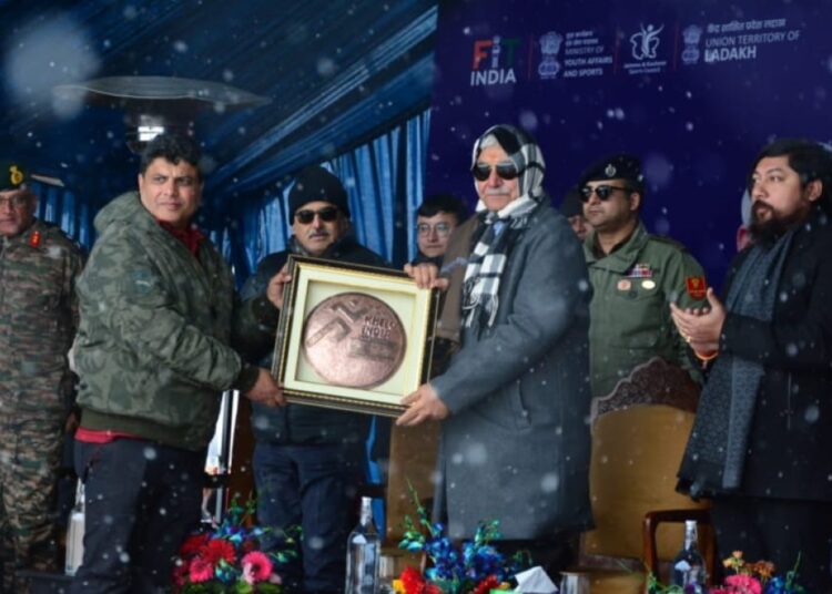Lt Governor inaugurates 4th Khelo India Games’ snow sports event at Gulmarg